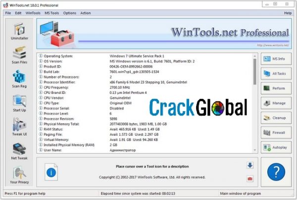WinTools Net Premium 22.9 Crack + License Key Full Download 2023