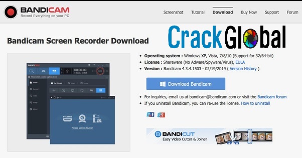 Bandicam 6.2.4.2083 Crack Full Version Download Latest 2023
