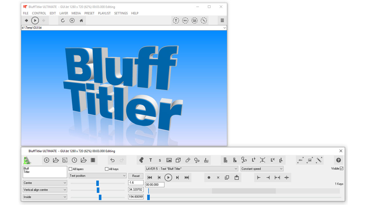 BluffTitler Ultimate 15.8.1.7 Crack & Serial Key Full Latest 2022